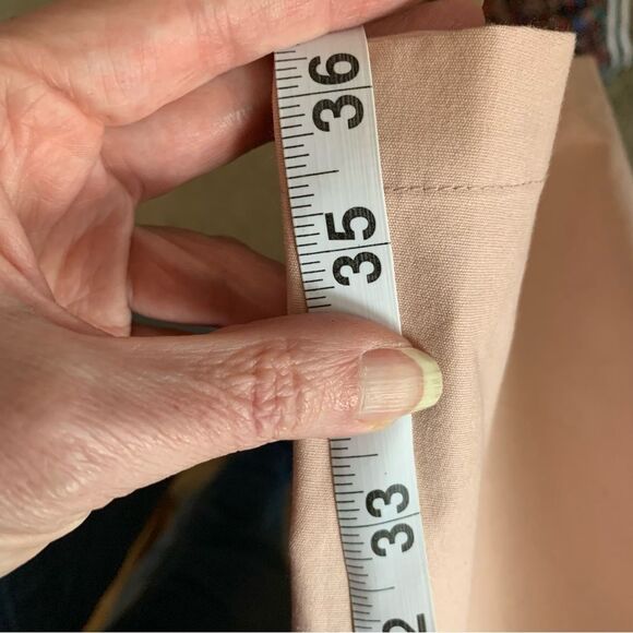 Vintage London Fog Blush pink Trench Coat Union Made 80s/90s oversized size 12 - Picture 15 of 16